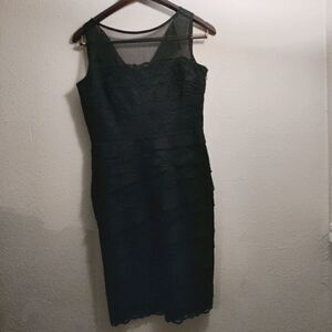 Black dress with layers